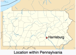 harrisburg map